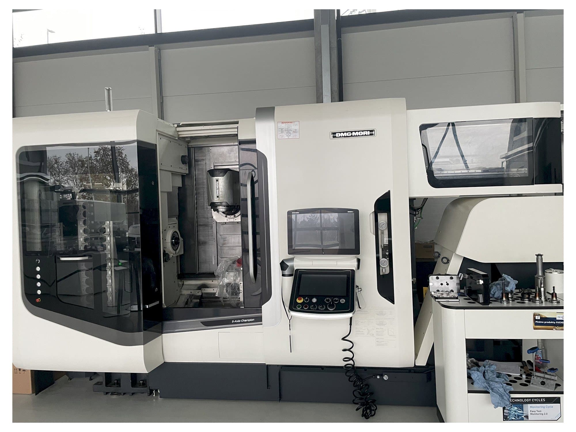 Front view of DMG MORI NTX 1000 machine