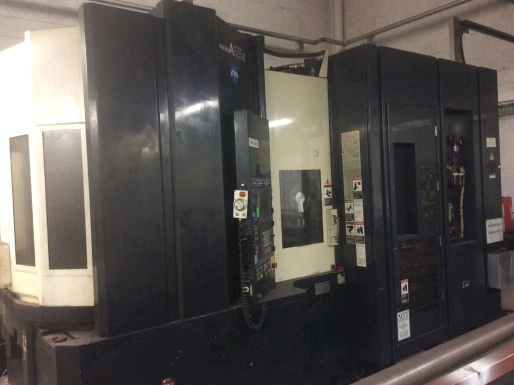 Front view of Makino A55e machine