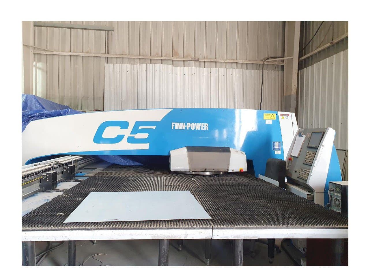 Front view of Finn-Power C5 machine