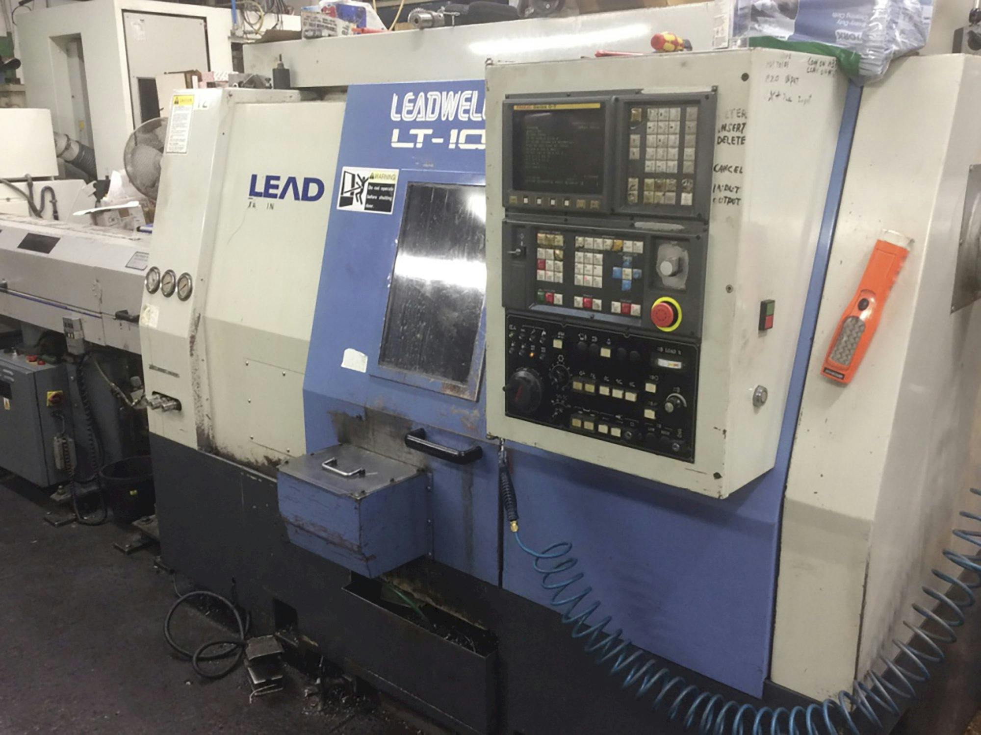 Front view of Leadwell LT-10 Machine