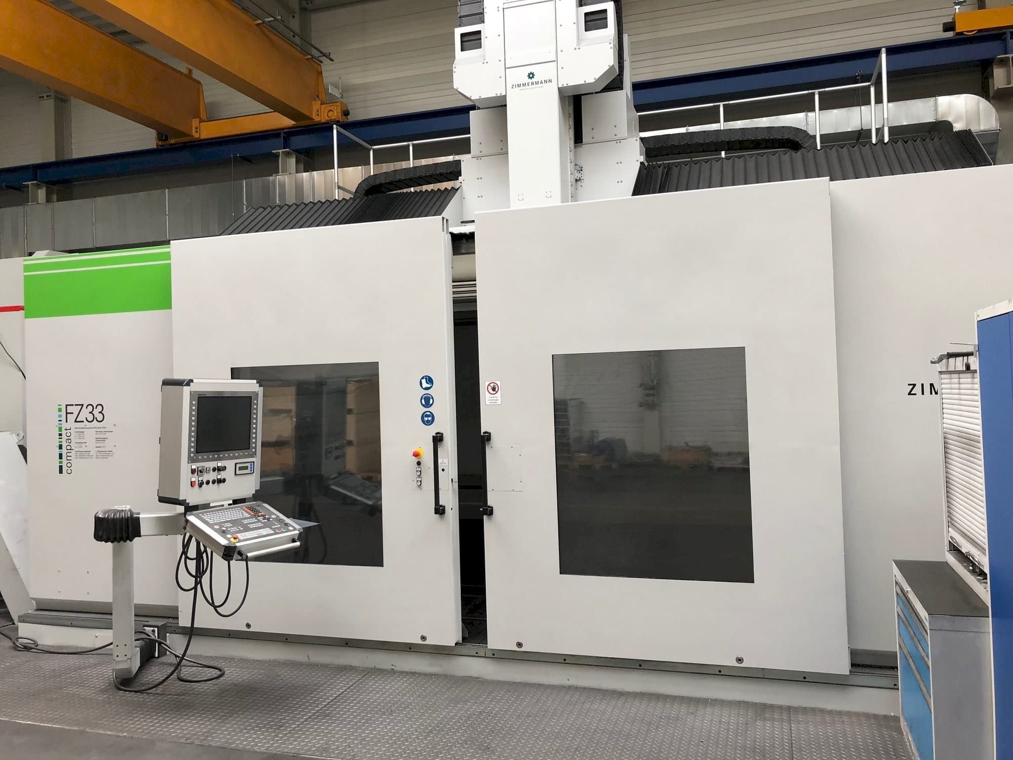 Front view of Zimmermann FZ33C  machine