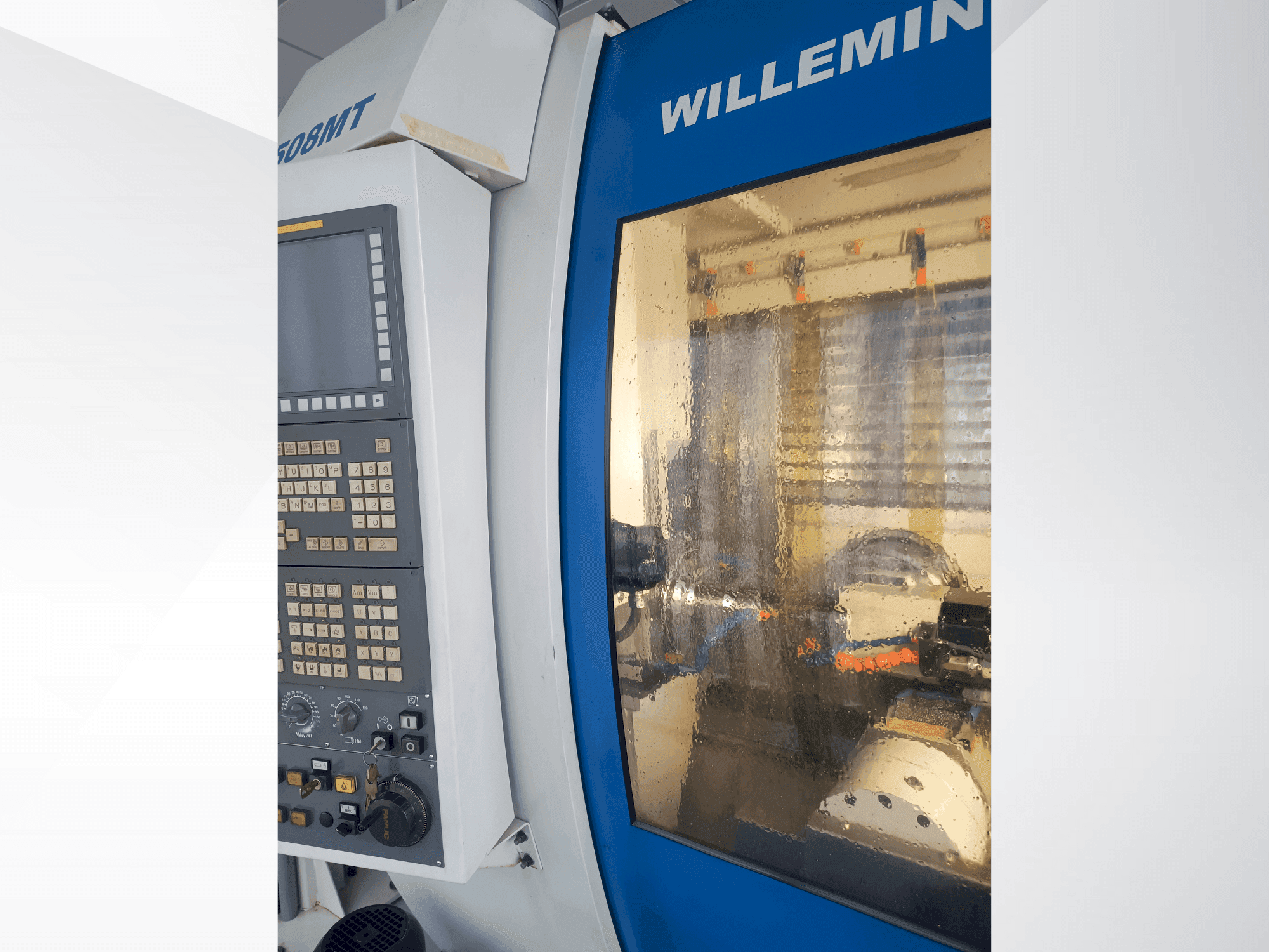 Front view of WILLEMIN-MACODEL 508MT-195 machine