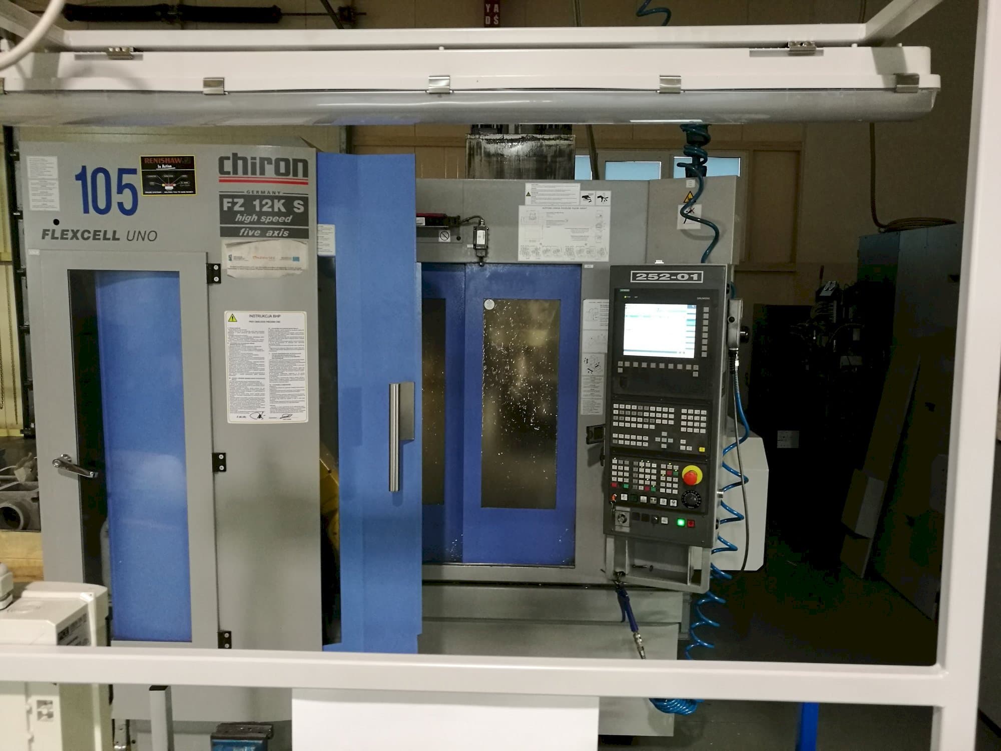 Front view of CHIRON FZ 12 KS machine