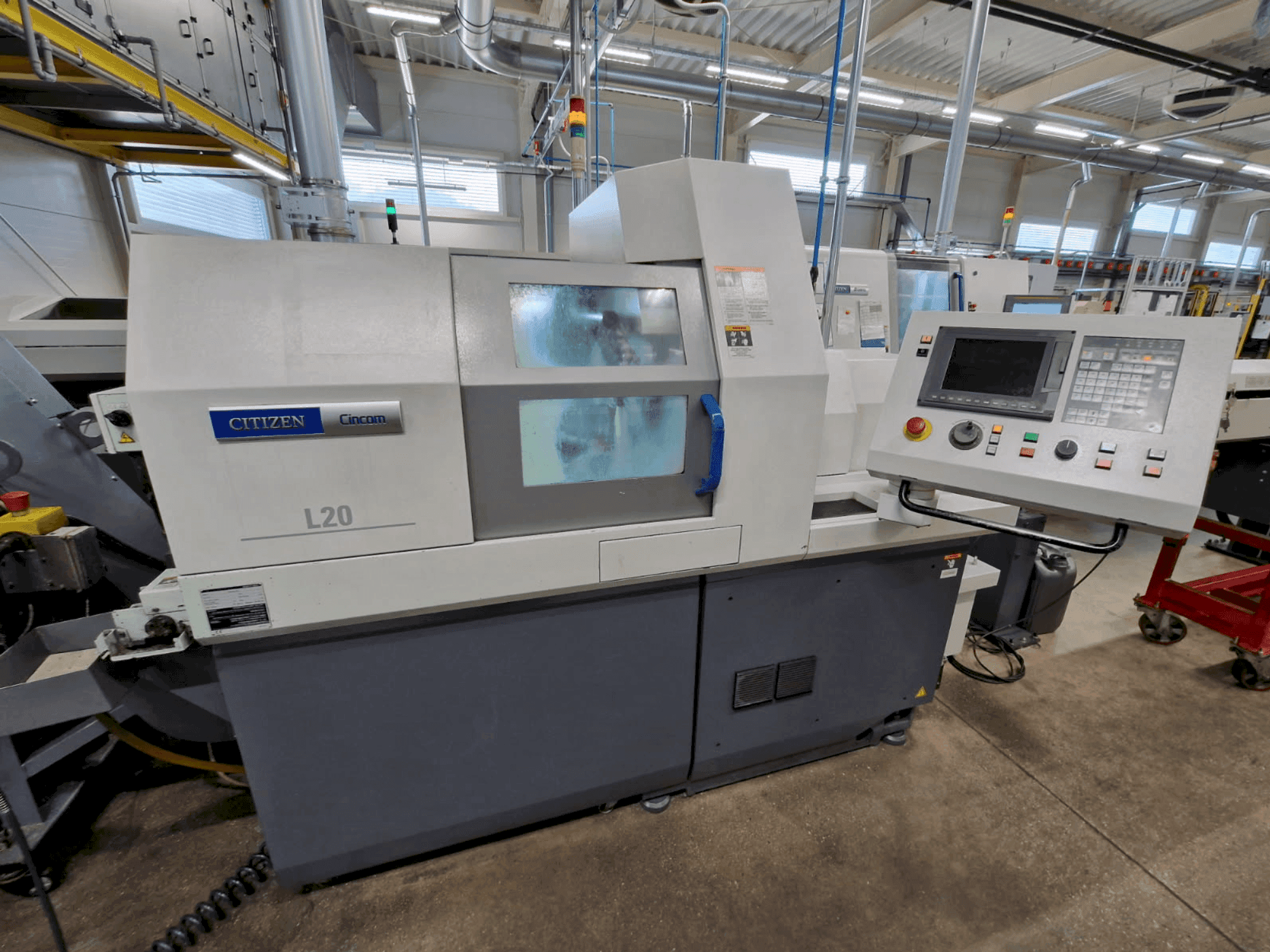 Front view of Citizen CITIZEN Cincom L20E-2M8 machine