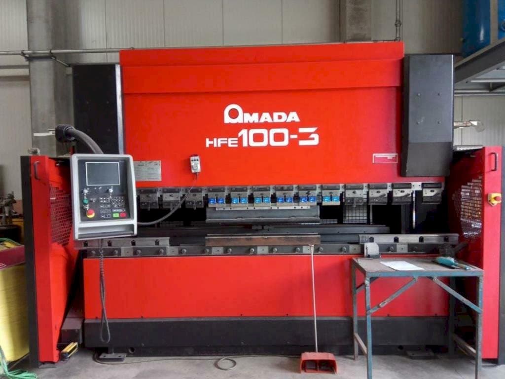 Front view of AMADA HFE 100-3 machine