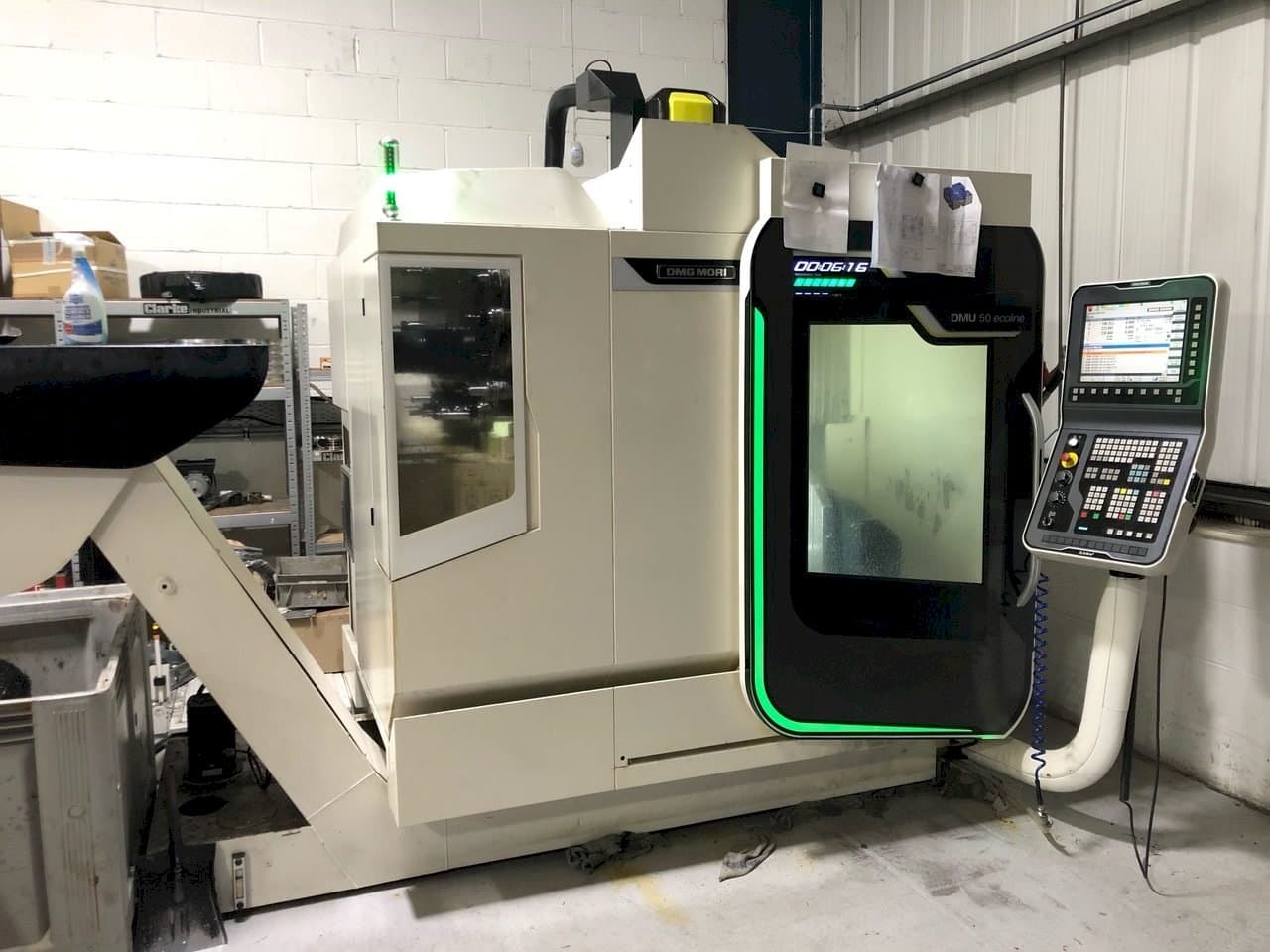 Front view of DMG MORI DMU 50 ecoline machine