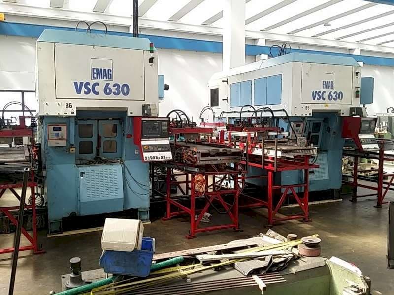 Left side view of EMAG VSC 630 machine