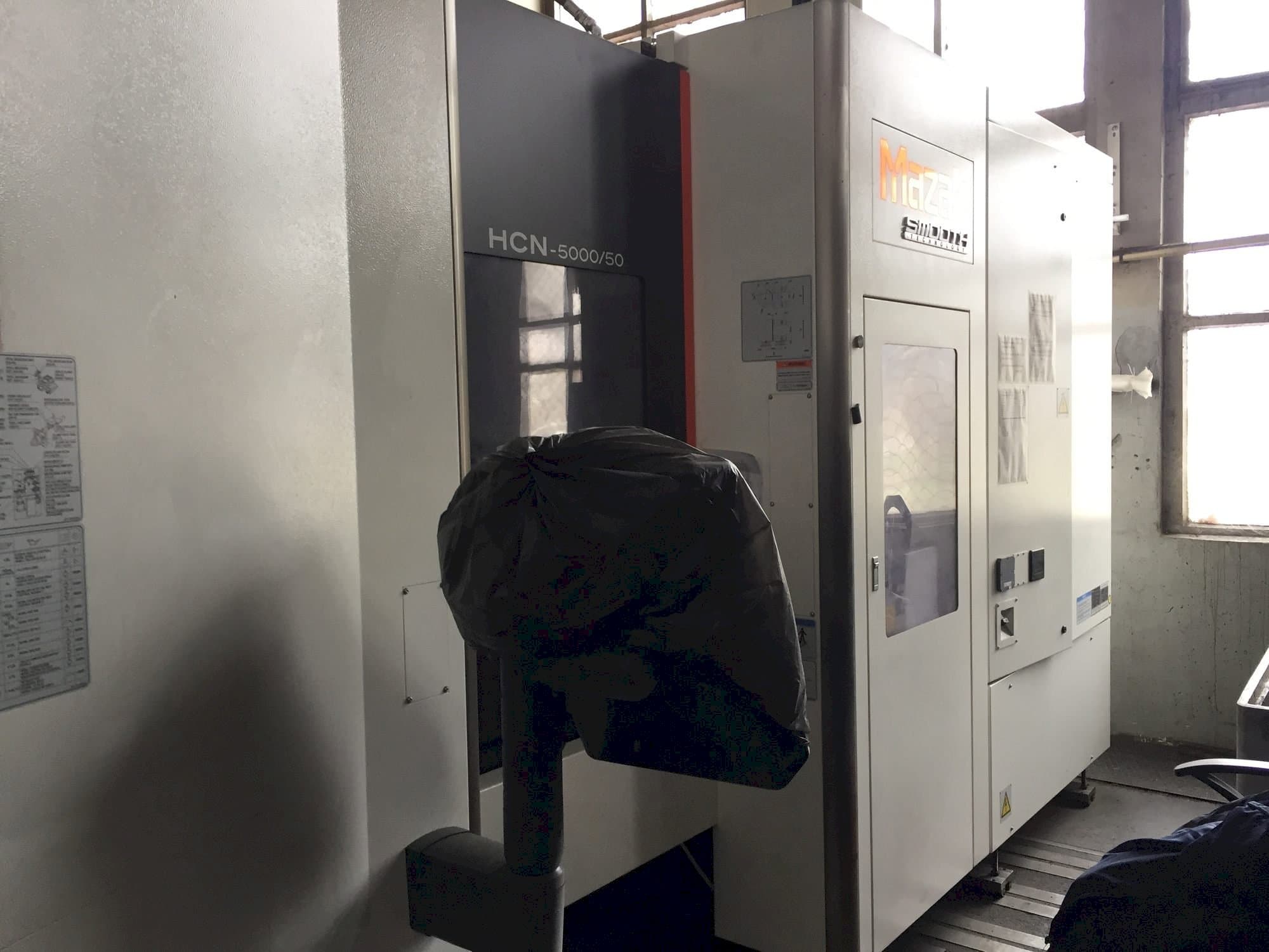Front view of Mazak HCN-5000/50 machine