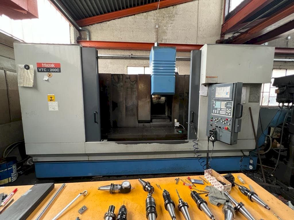 Front view of Mazak VTC 200C machine