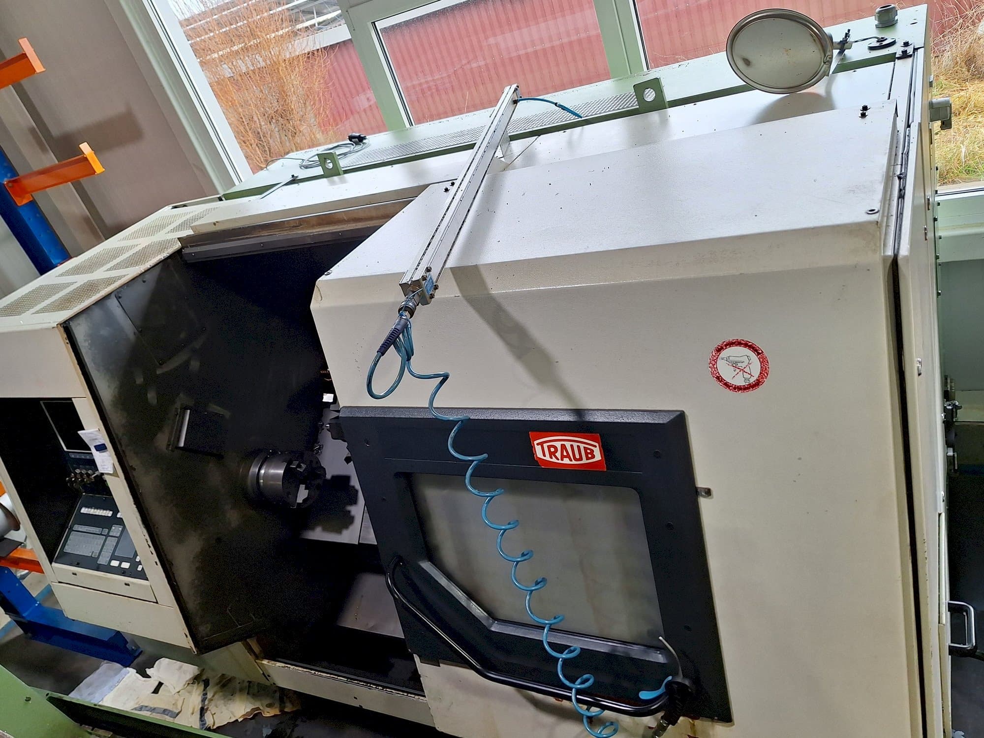 Front view of TRAUB TND 400 machine