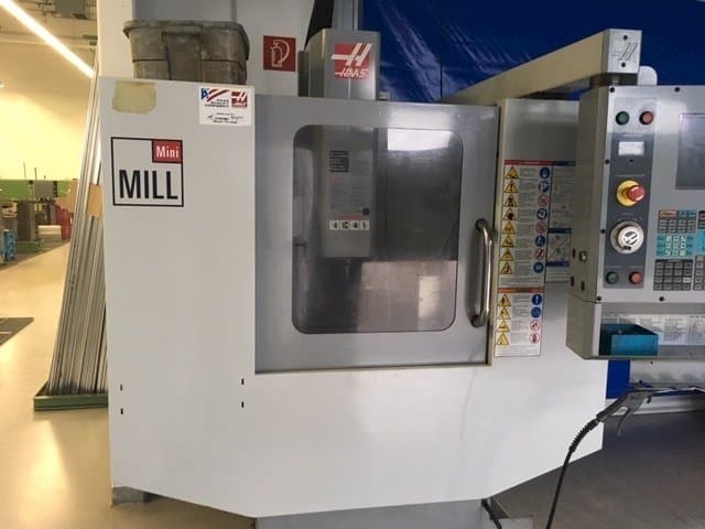 Front view of HAAS Mini Mill HE machine