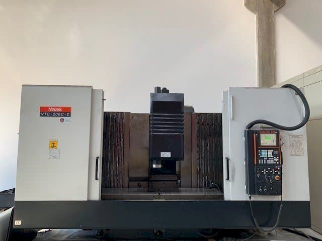 Front view of Mazak VT 200C II machine