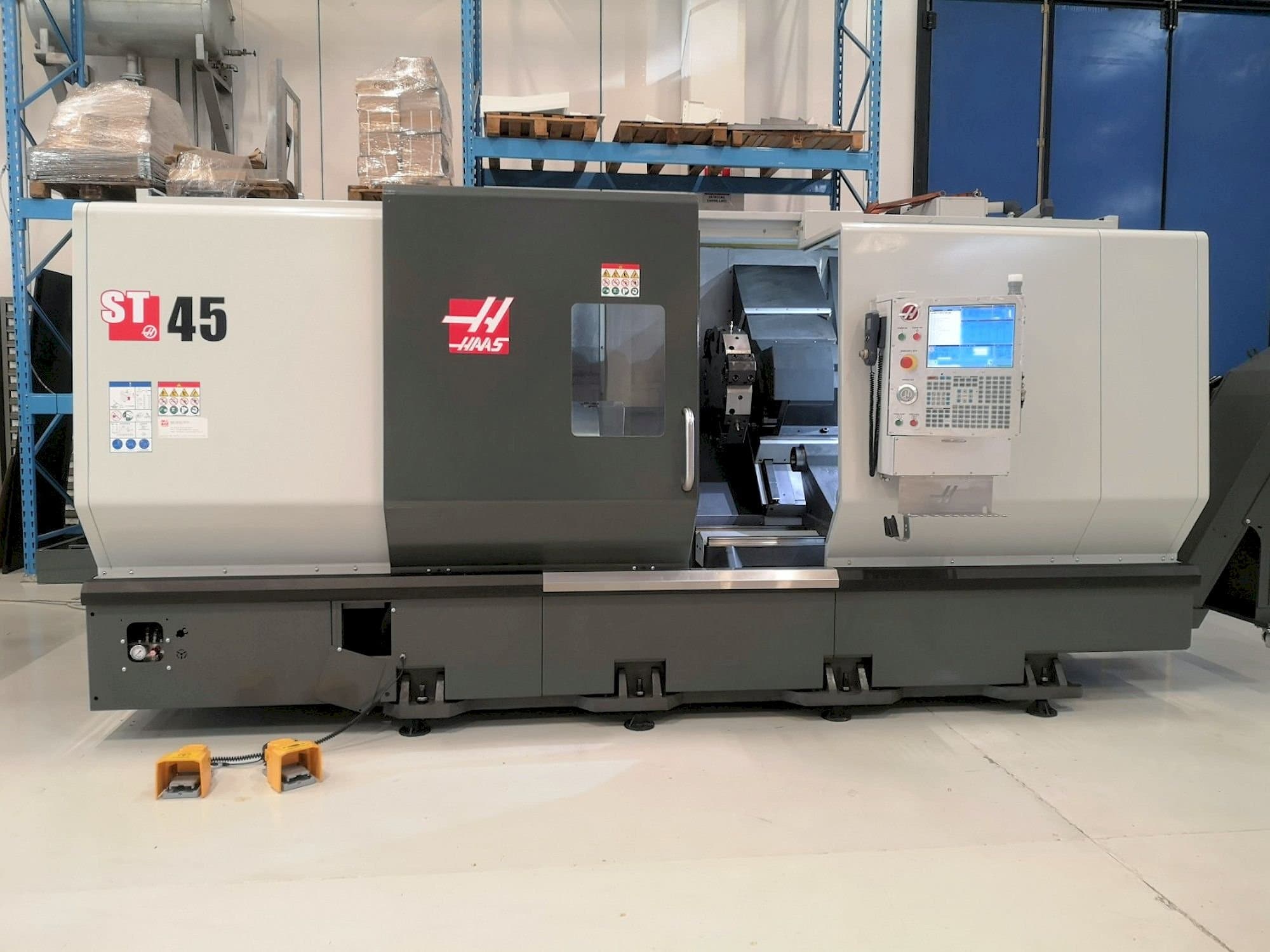 Front view of HAAS ST-45 machine