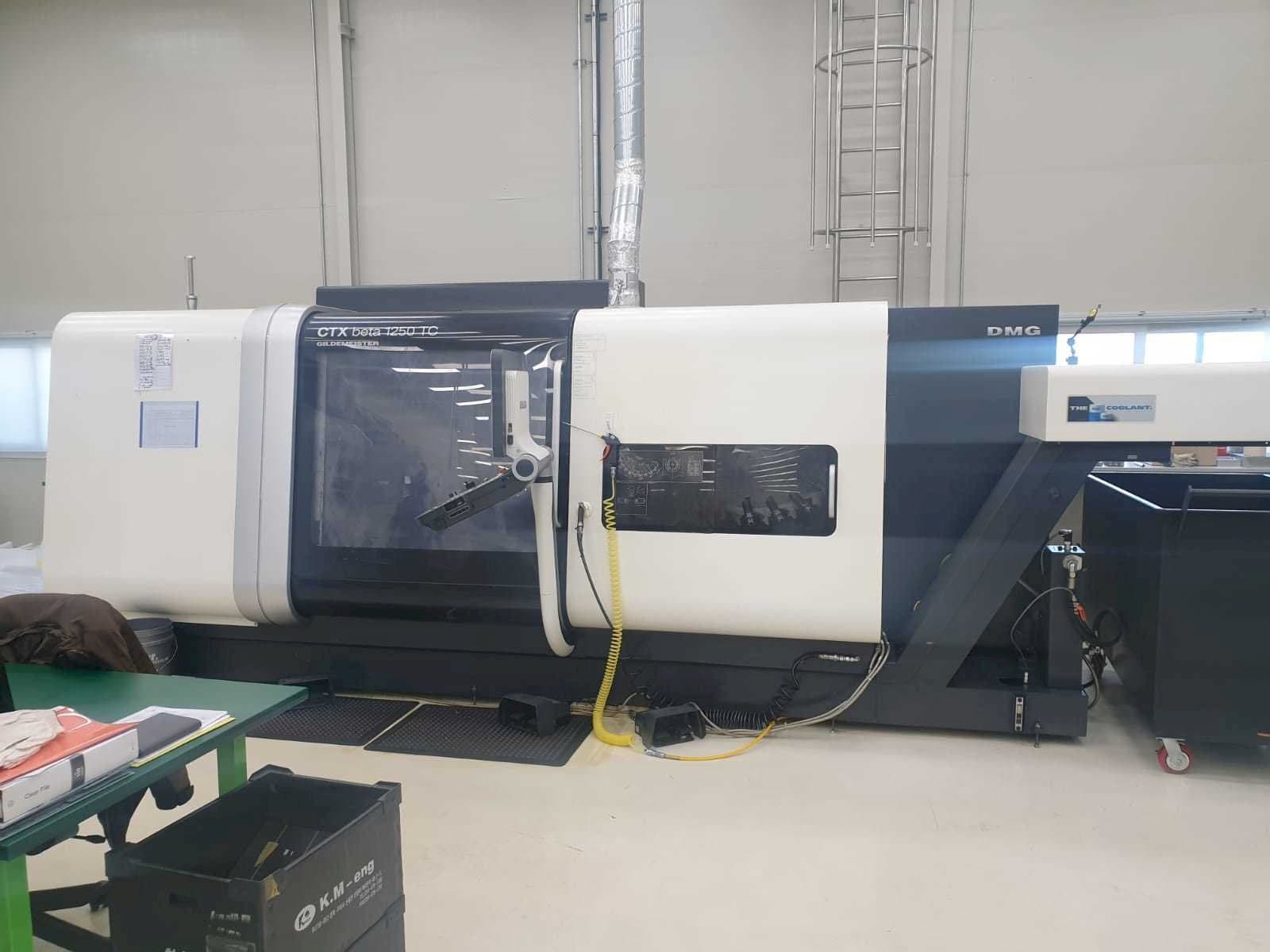 Front view of DMG MORI Gildemeister CTX Beta 1250 TC machine