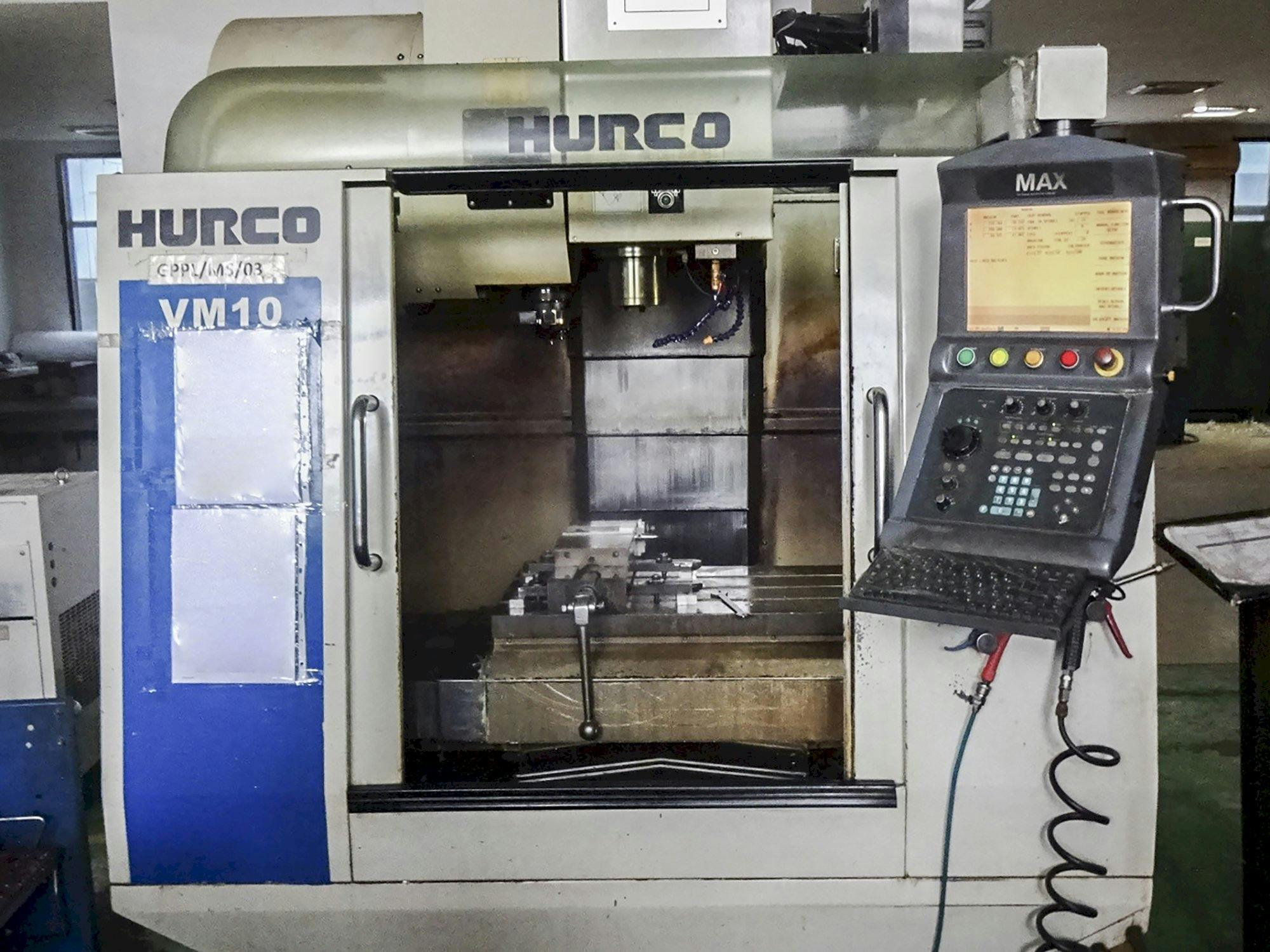Front view of Hurco VM10 Machine