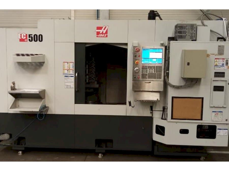 Front view of HAAS EC-500 machine
