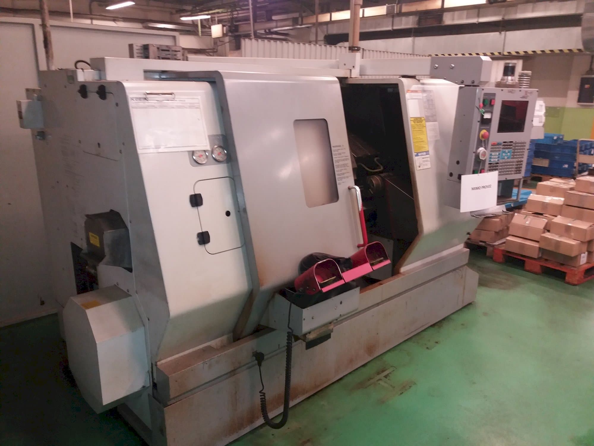 Front view of HAAS TL-15HE machine