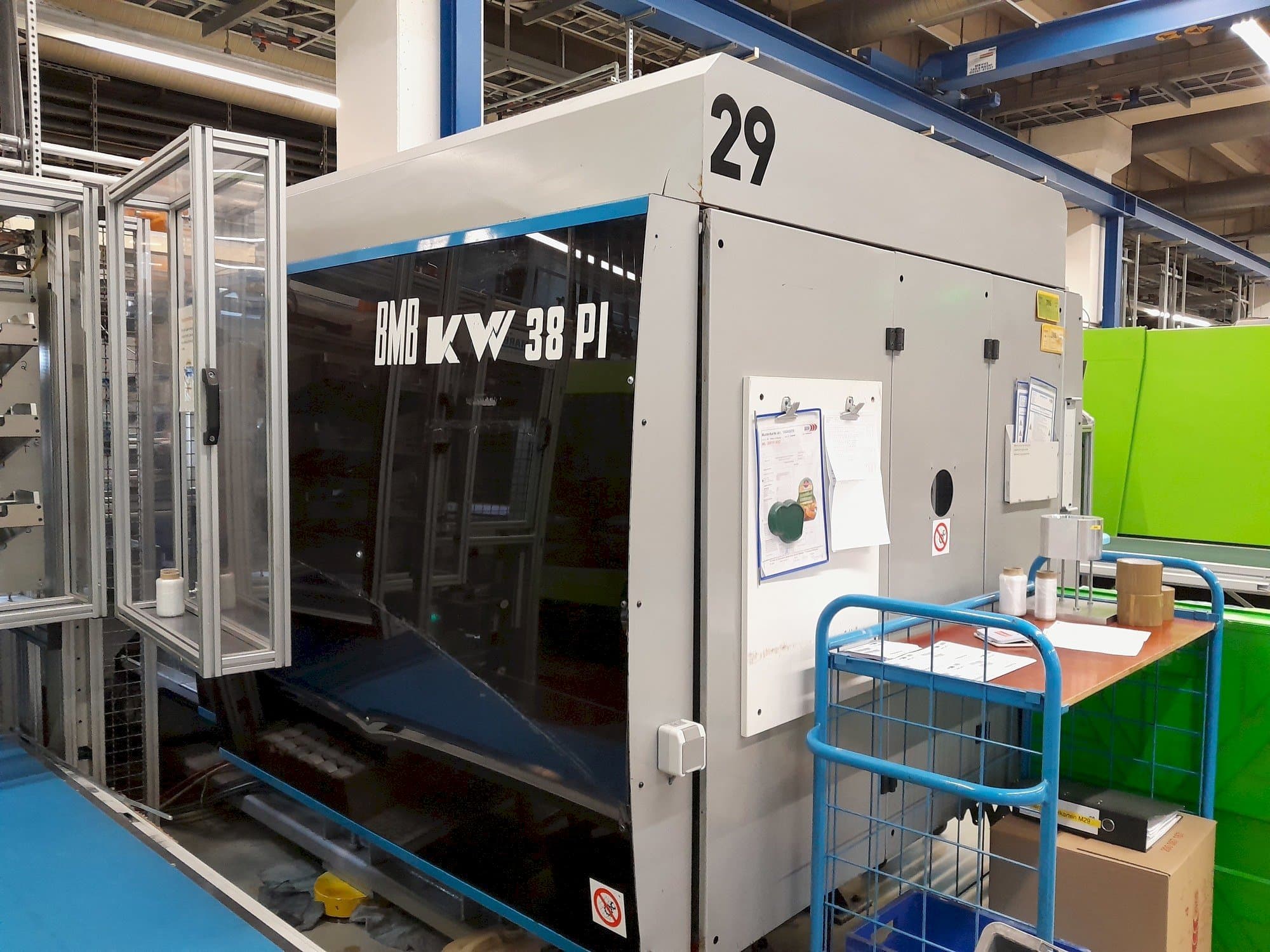 Front view of BMB KW 38 PI/1300 machine