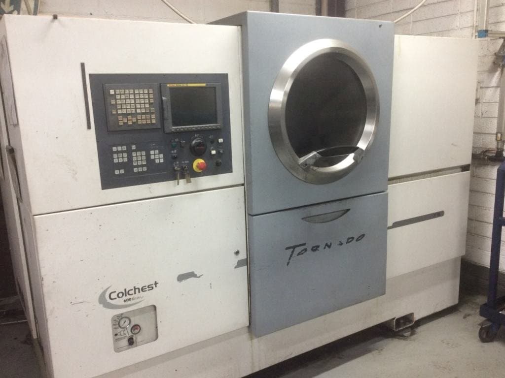 Front view of Colchester Tornado T8 machine