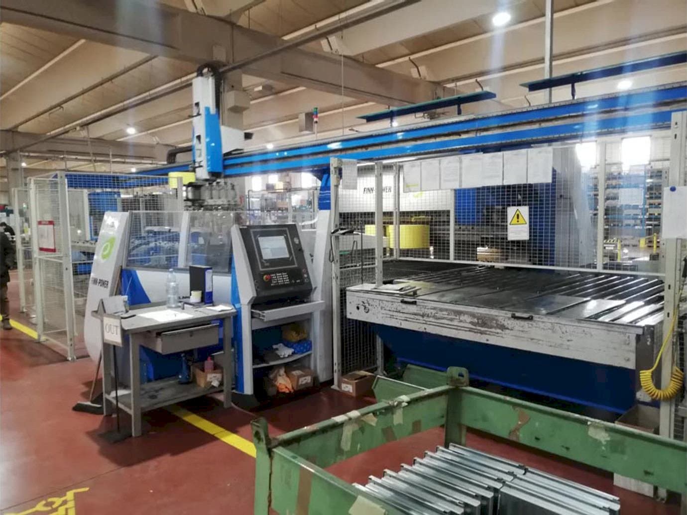 Front view of Finn-Power EBE5 machine