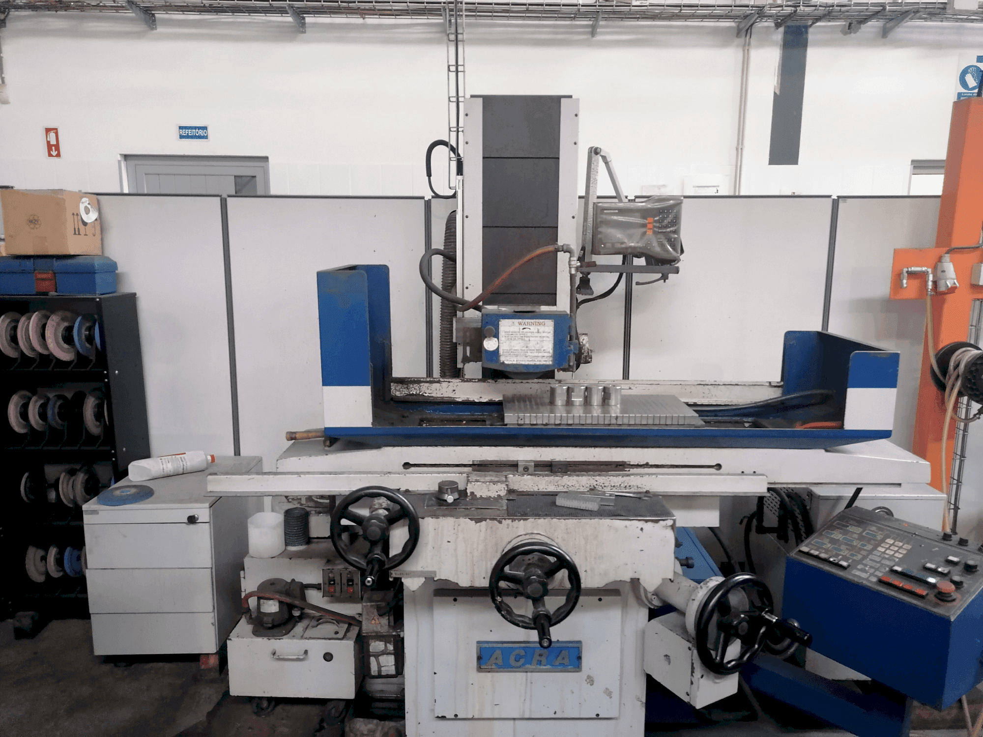 Front view of ACRA ASG 1224HS machine