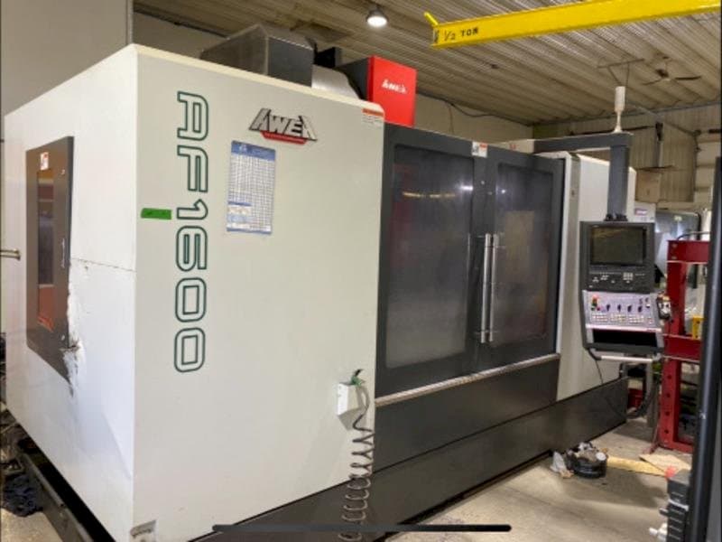 Front view of AWEA AF-1600 machine