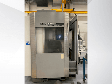 Front view of DECKEL MAHO DMC 75 V Linear machine