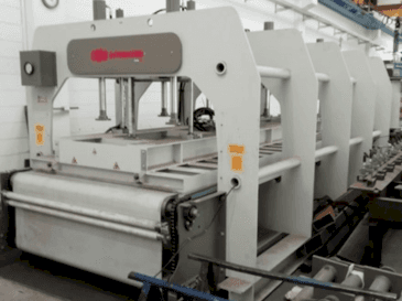Front view of CMB PFR-CCL machine