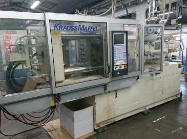 Front view of Krauss Maffei 110 - 700 C1  machine