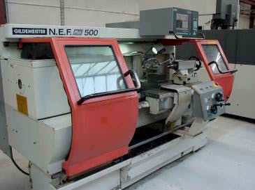 Front view of Gildemeister NEF Plus 500  machine