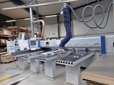 Front view of HOLZMA HPP 380 machine