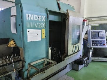 Left view of Index V200 Machine