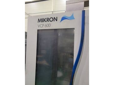 Front view of MIKRON VCP 600  machine