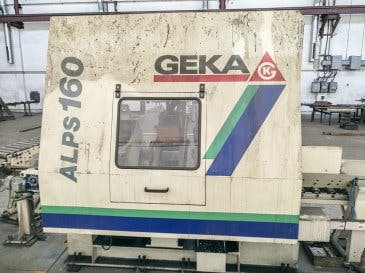 Front view of GEKA ALPS-150 Machine