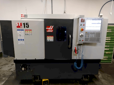 Front view of HAAS ST-15  machine