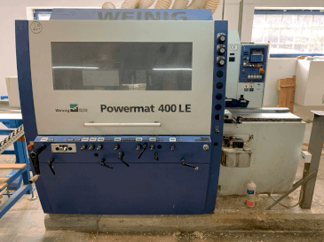 Front view of WEINIG / DIMTER POWERMAT 400LE machine