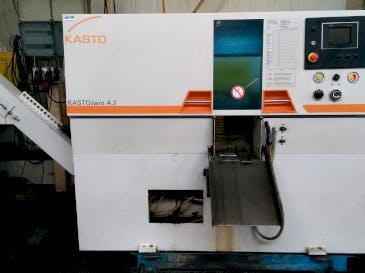 Front view of KASTO twin A2  machine