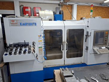Front view of KNUTH XMill 1000 TB  machine