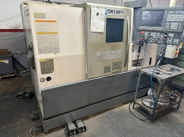 Front view of Okuma LB 3000EX  machine