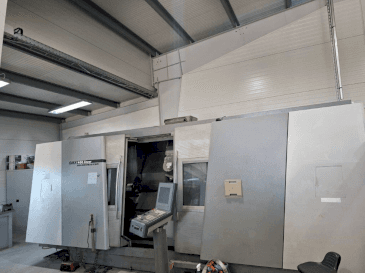 Front view of DMG Gildemeister GMX 400 linear  machine