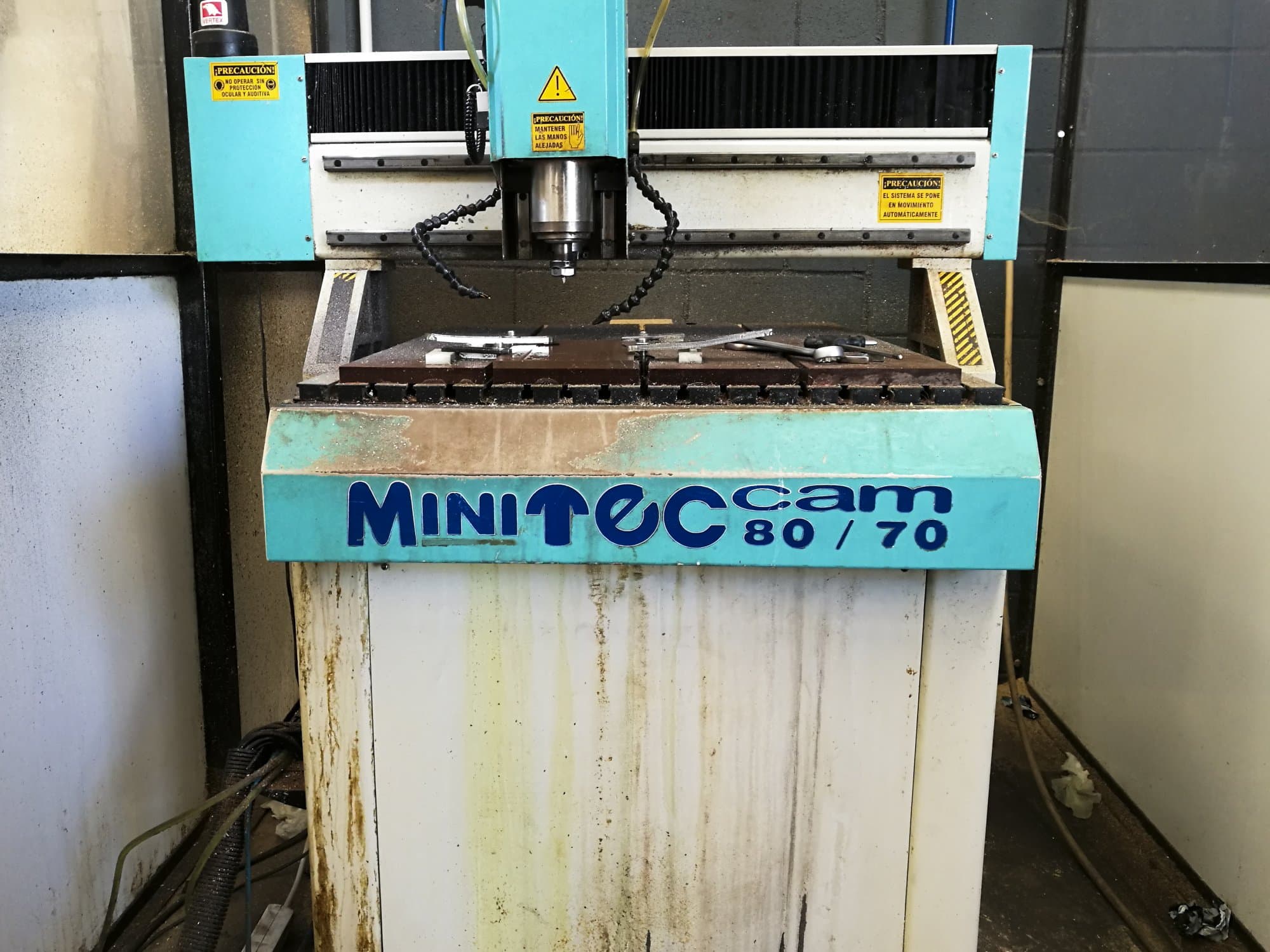 Front view of Mini Teccam 8070 Machine