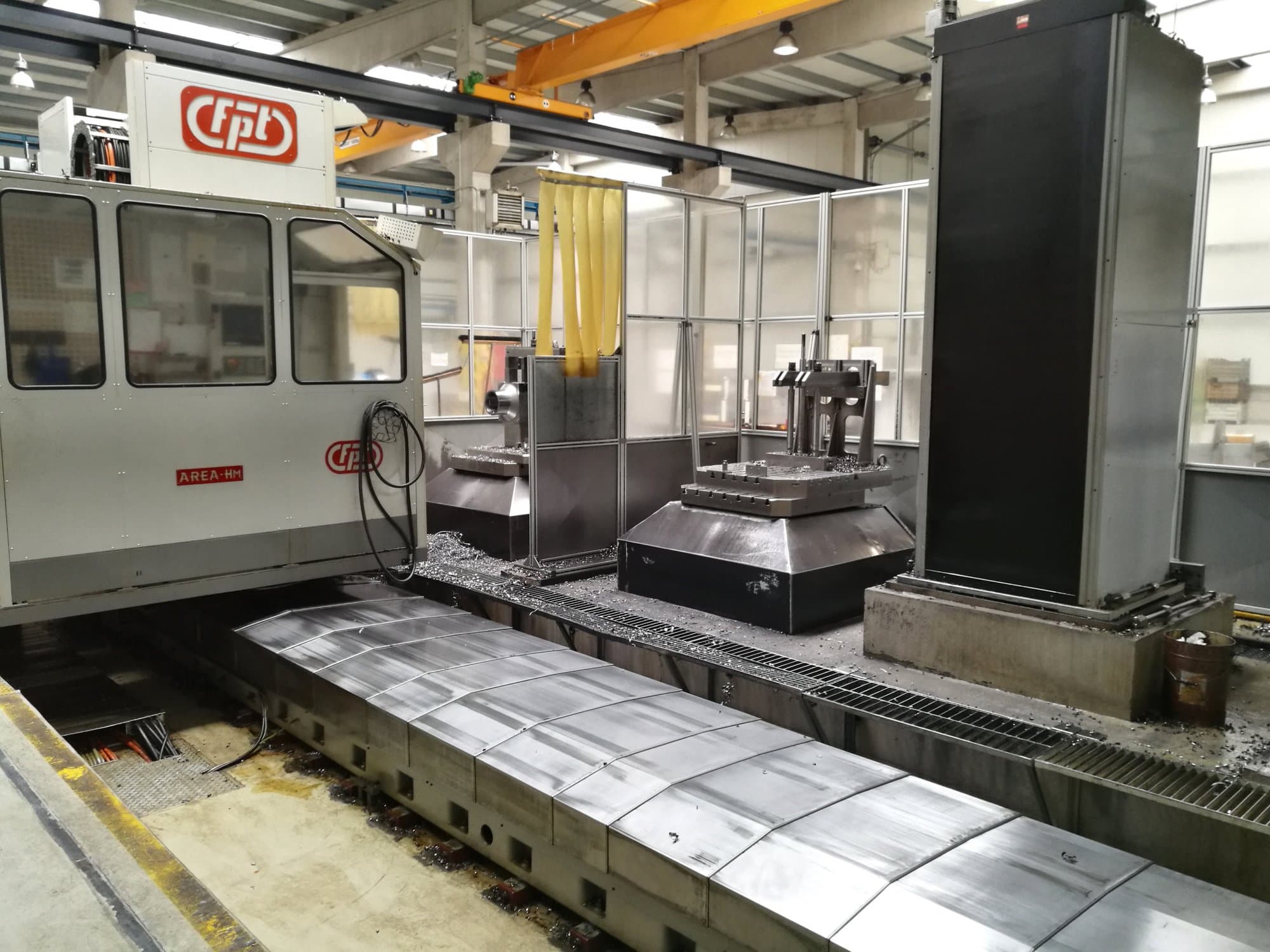 Left view of FPT AREA M Machine