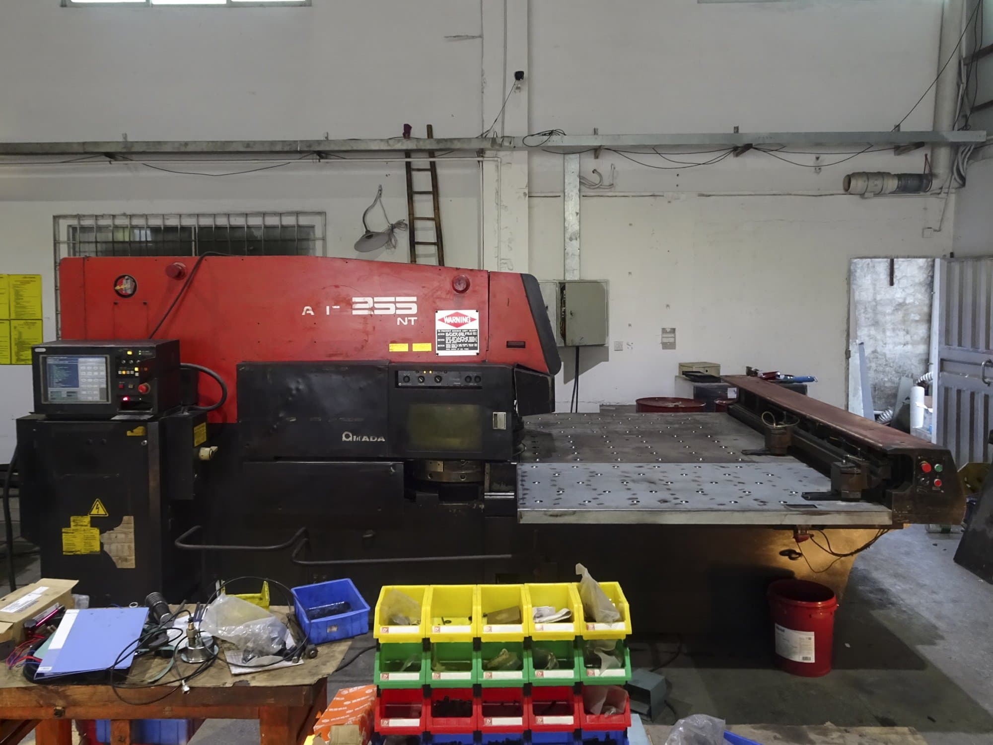 Front view of AMADA ARIES 255NT machine