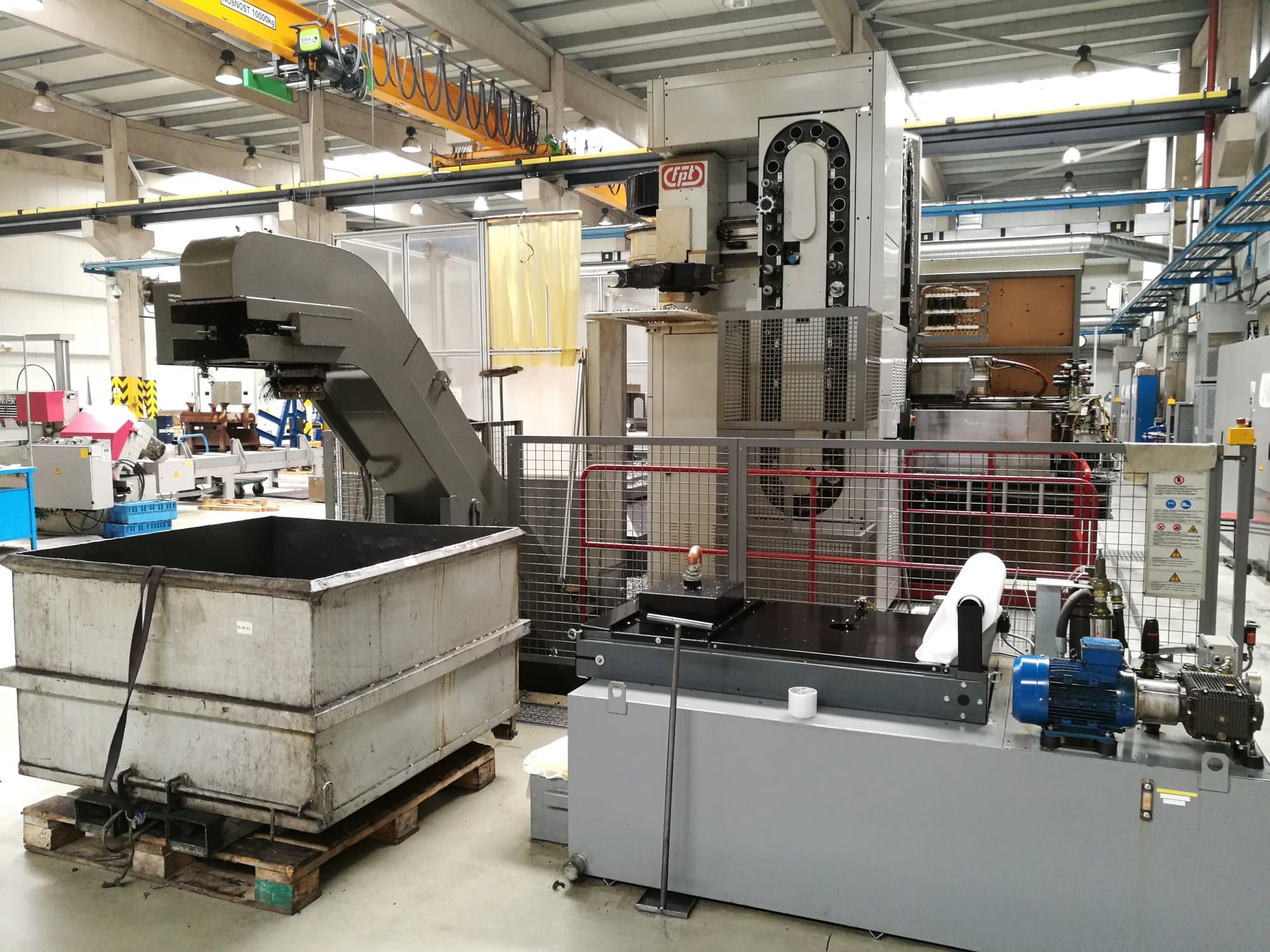 Front view of FPT AREA M Machine