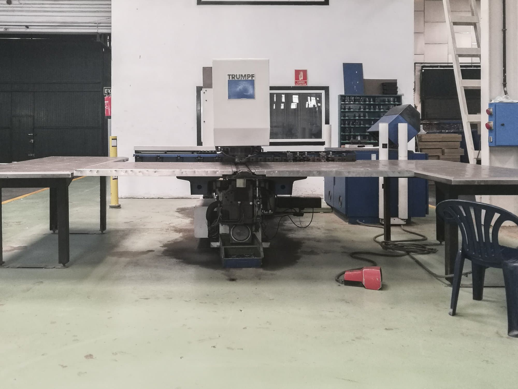 Front view of Trumpf Trumatic 120R Machine