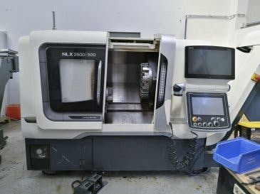 Front view of DMG MORI NLX 2500/500 Machine