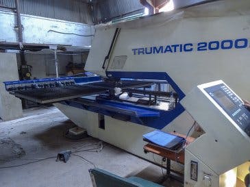 Front view of Trumpf Trumatic 2000 R Machine