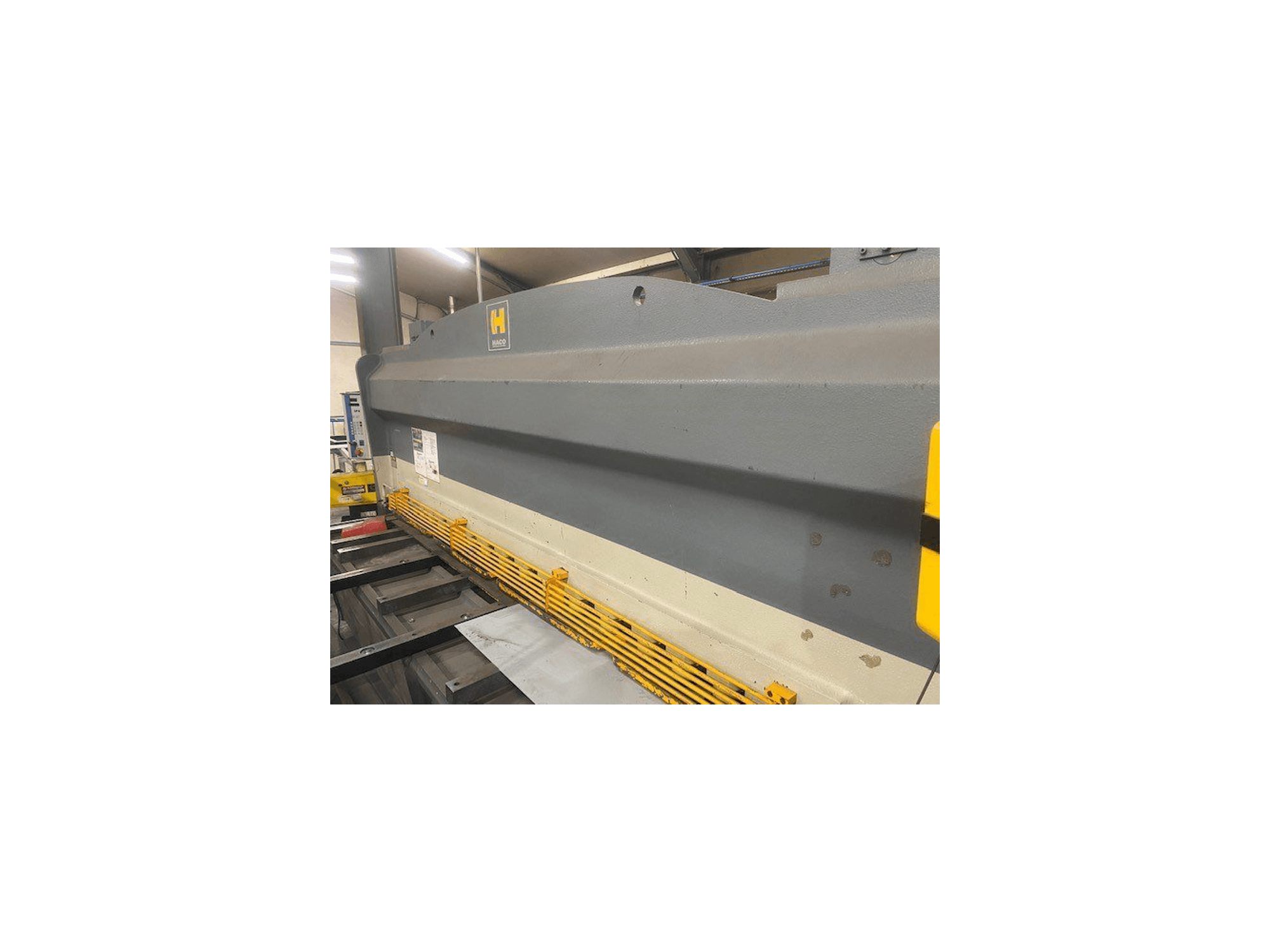 Front view of HACO HSL machine