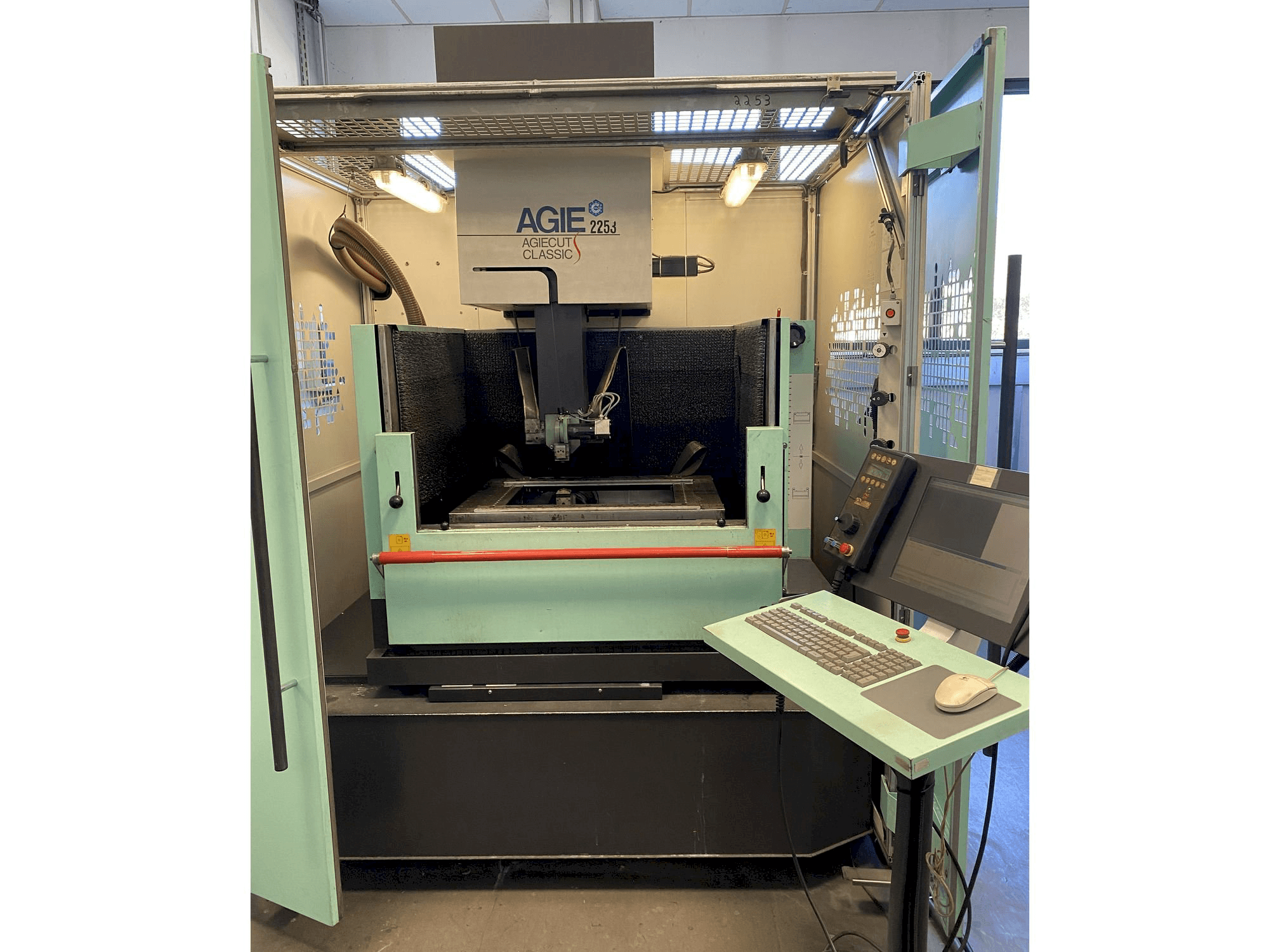 Front view of AGIE Agiecut Classic 3s machine