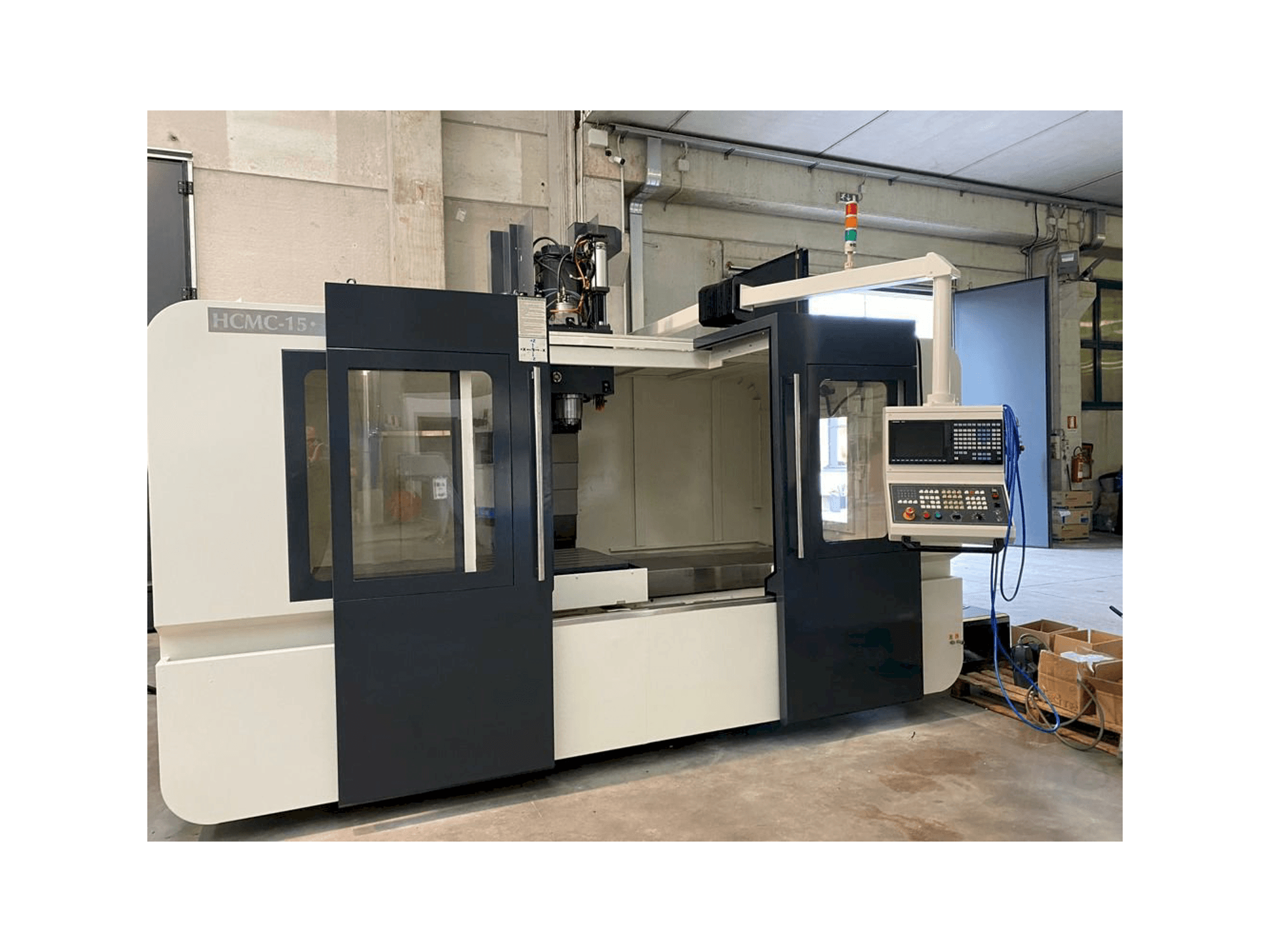 Front view of Hartford HCMC-15 machine